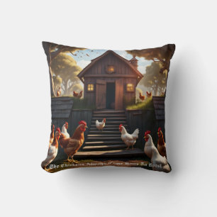 Chicken Throw Pillow