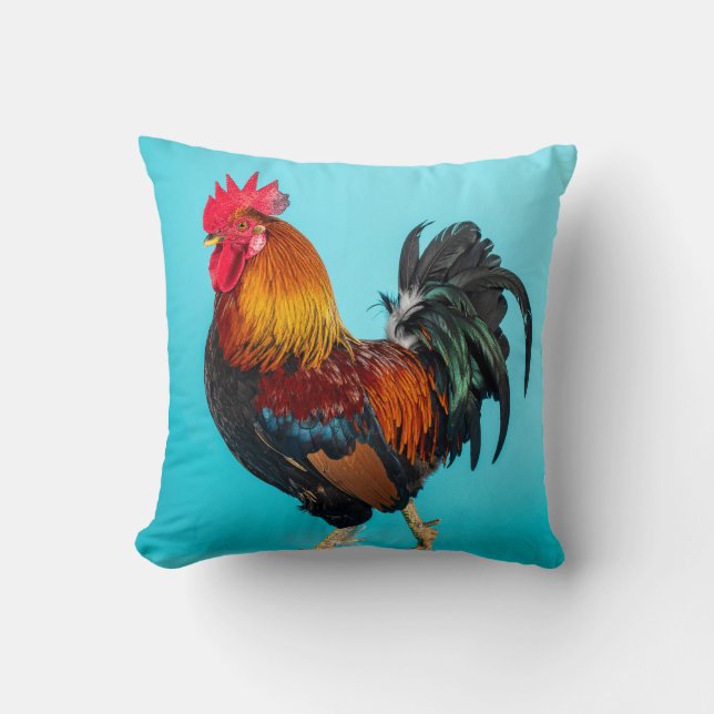 chicken throw pillow (Front)