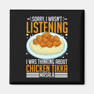 Chicken Tikka Masala Food Indian Recipe Magnet
