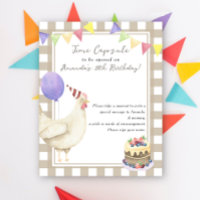Chicken Time Capsule 1st birthday gender neutral