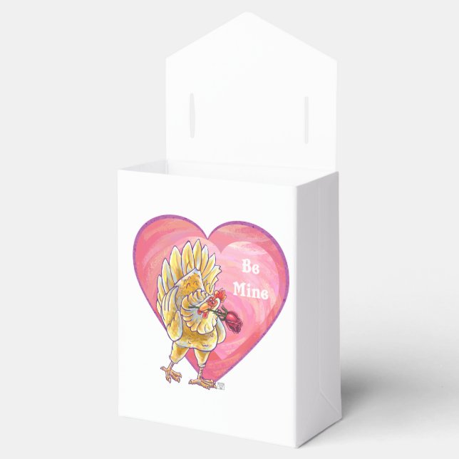 Chicken Valentine's Day Favor Box (Opened)