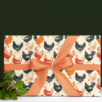 Chicken Vintage Pattern