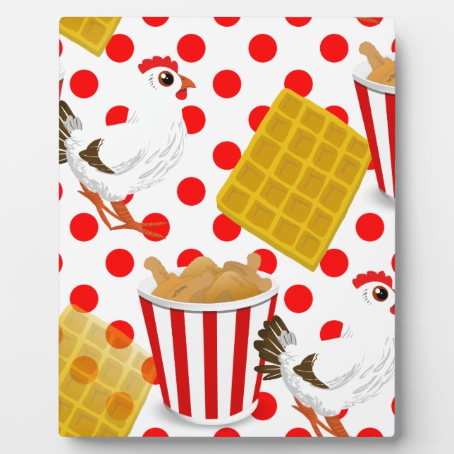 chicken waffles plaque (Front)