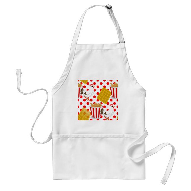 chicken waffles standard apron (Front)