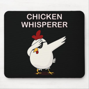 Chicken Whisperer Dabbing Shirt Children's Dab Chi Mouse Pad