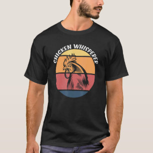 Chicken Whisperer Rooster Farm Animal Farmer Retro T-Shirt