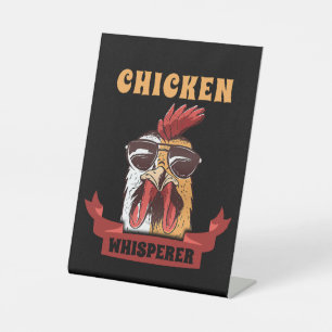 Chicken Whisperer T shirt Funny Chicken Lover Farm Pedestal Sign
