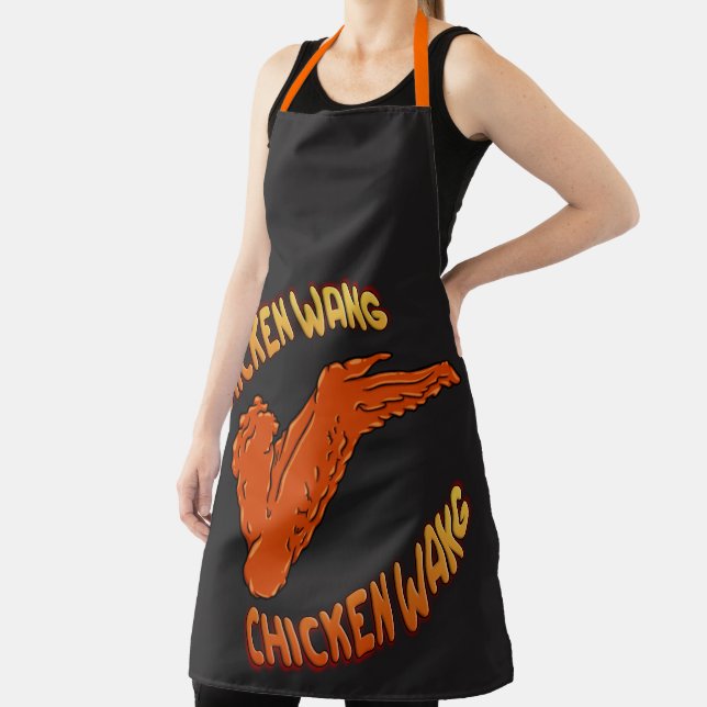 Chicken Wing All-Over Print Apron (Insitu)