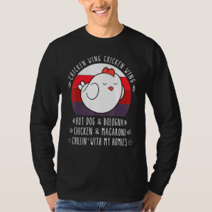 Chicken Wing Chicken Wing Hot Dog Bologna Viral So T-Shirt