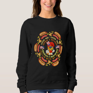 Chicken Wing Chicken Wing Hotdog And Bologna Sweatshirt