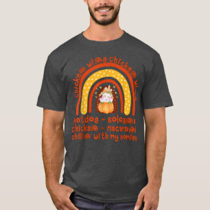 Chicken Wing Chicken Wing Hotdog & Bologna Thanksg T-Shirt