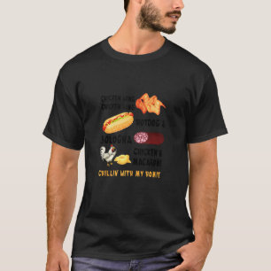 Chicken Wing Hot & Bologna Song Lyric Homie Farmer T-Shirt