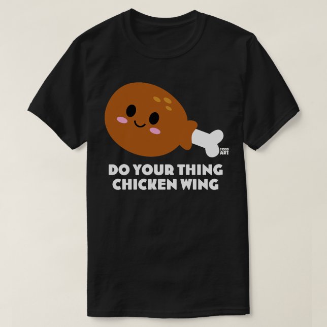 CHICKEN WING T-Shirt (Design Front)