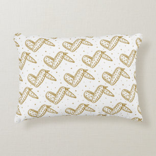 Chicken Wings Pattern Accent Pillow