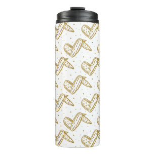 Chicken Wings Pattern Thermal Tumbler
