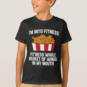 Chicken Wings Quote Hot Wing Fast Food Funny Chick T-Shirt
