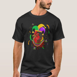 Chicken With Jester T-Shirt