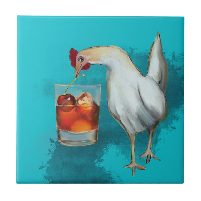 Chicken with Manhattan Tile (Front)