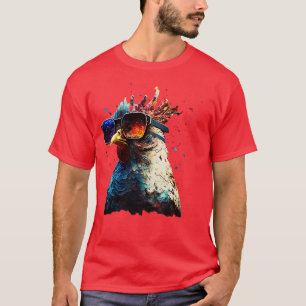 Chicken with sunglasses T-Shirt