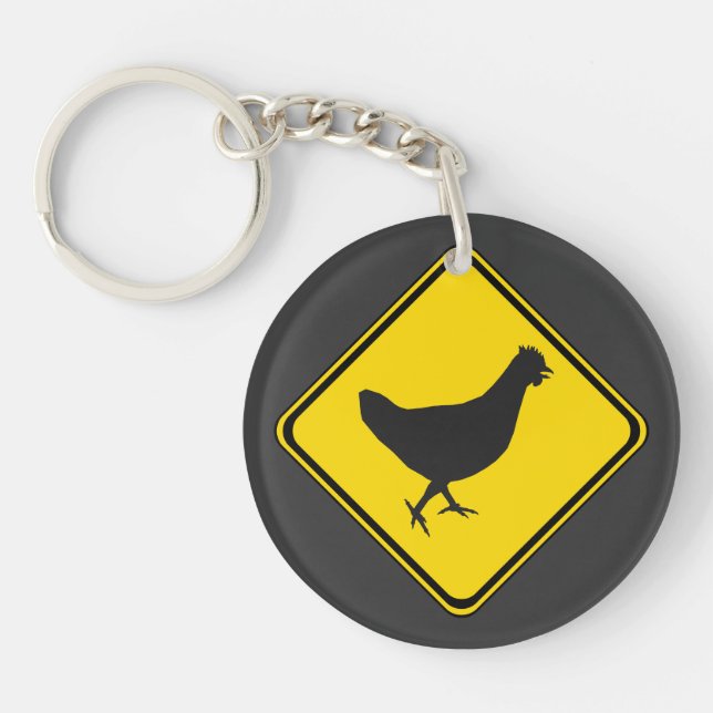 Chicken Xing! Keychain (Front)