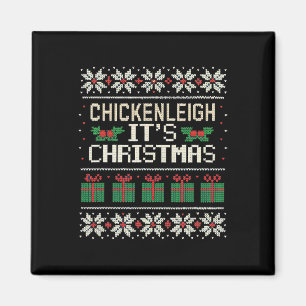 Chickenleigh It's Christmas Funny Xmas 8 Magnet