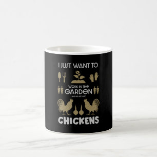 Chickens And Gardening Magic Mug