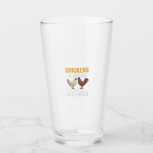 Chickens And Jesus Vintage Farm Faith Shirt_1 Glass
