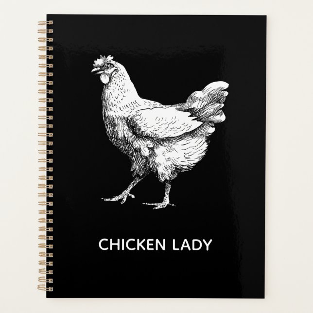 chickens and rooster drawing planner (Front)