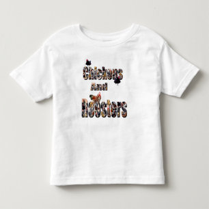Chickens And Roosters Picture logo, Toddler T-shirt