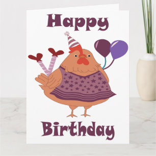 Chicken's Birthday Card