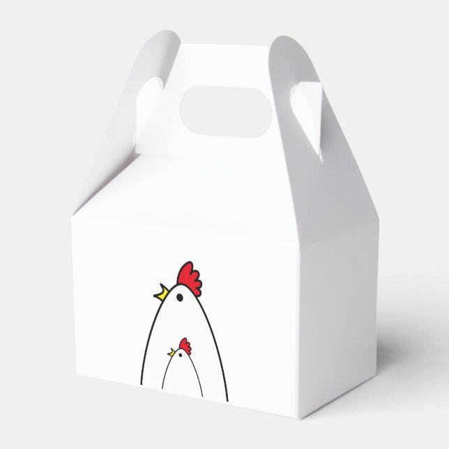 Chickens Favor Box (Front Side)