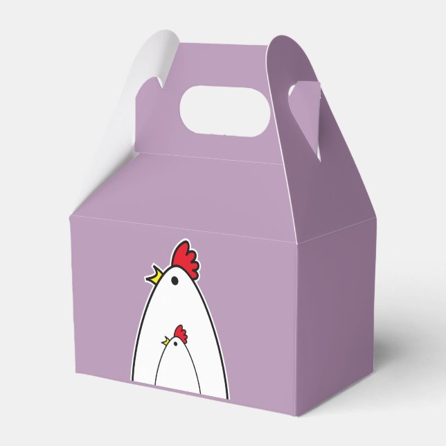Chickens Favor Box (Front Side)