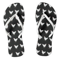 Chickens Flip Flops