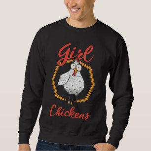 Chickens Girls Sweatshirt