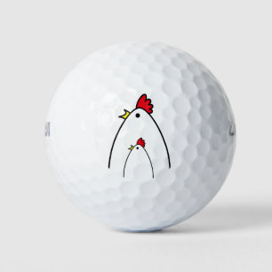 Chickens Golf Balls