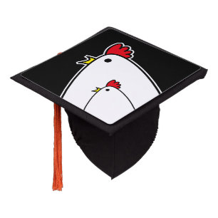 Chickens Graduation Cap Topper