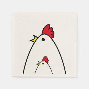 Chickens Napkin