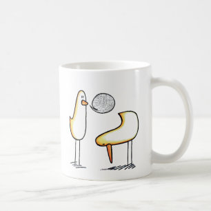 Chickens on White Mug