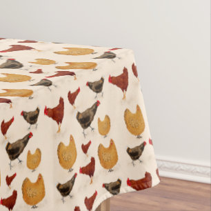 Chickens Tablecloth