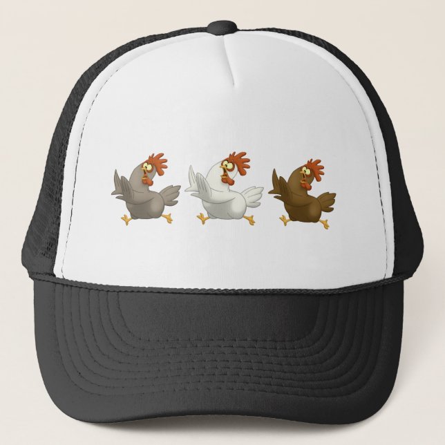 Chickens Trucker Hat (Front)