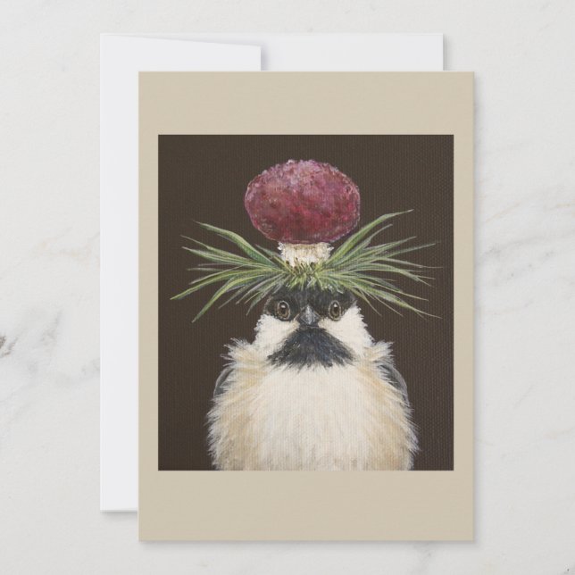 Chickie the chickadee card (Front)