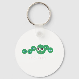 chickpea keychain