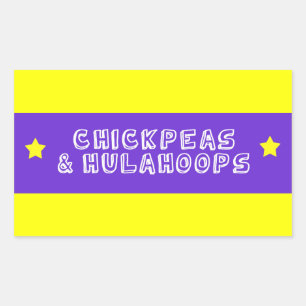 Chickpeas and Hulahoops Sticker