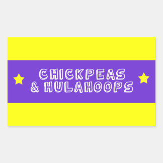 Chickpeas and Hulahoops Sticker