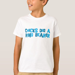 Chicks Dig A Ring Bearer T-Shirt