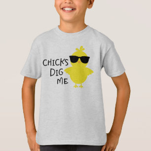 Chicks Dig Me Boys Easter T-Shirt