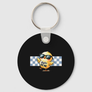 Chicks Dig Me Easter Toddler Boys Men Happy Easter Keychain