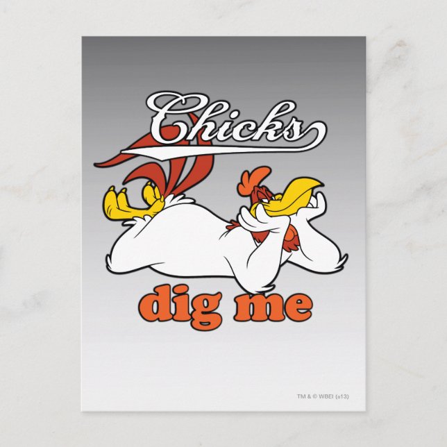 Chicks Dig Me Postcard (Front)