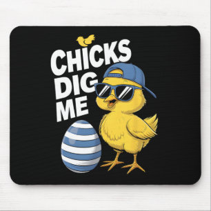 Chicks Dig Me Toddler Boy Easter Boys Easter Toddl Mouse Pad