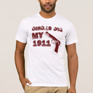 Chicks Dig My 1911 - Red T-Shirt